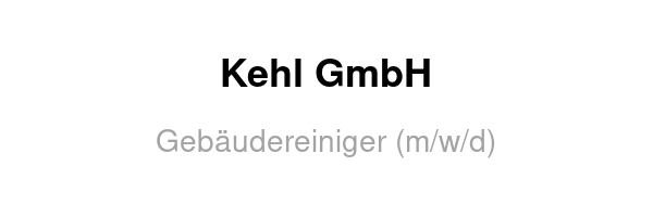 Kehl GmbH /