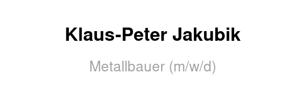 Klaus-Peter Jakubik /
