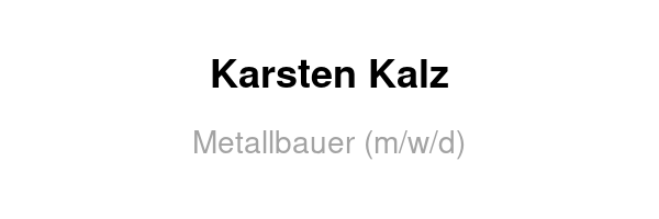 Karsten Kalz /