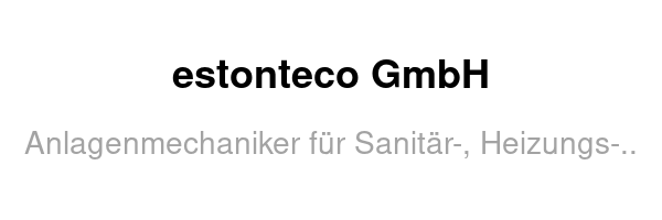 estonteco GmbH /